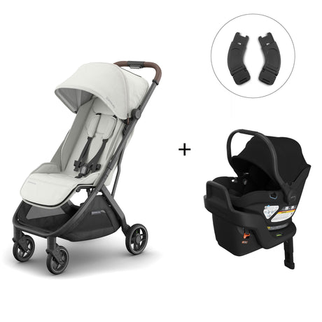 Poussette Minu V3 Savannah + Siège Auto Aria V2 James + Adaptateurs-Poussettes Simples (604)-UPPAbaby-CLÉMENT