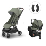 Minu V3 Stroller + Aria V2 Infant Car Seat + Adapters - Evelyn