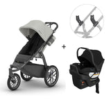 Ridge V2 Stroller Savannah + Aria V2 Infant Car Seat James + Adapters