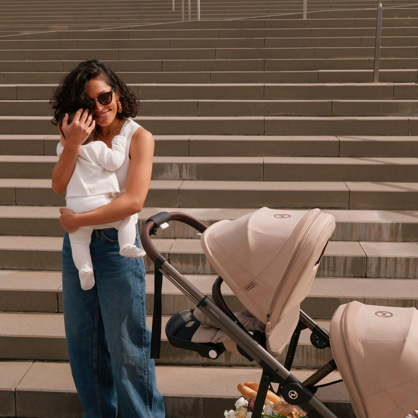eGazelle S Electronic Assist Stroller - Black / Almond