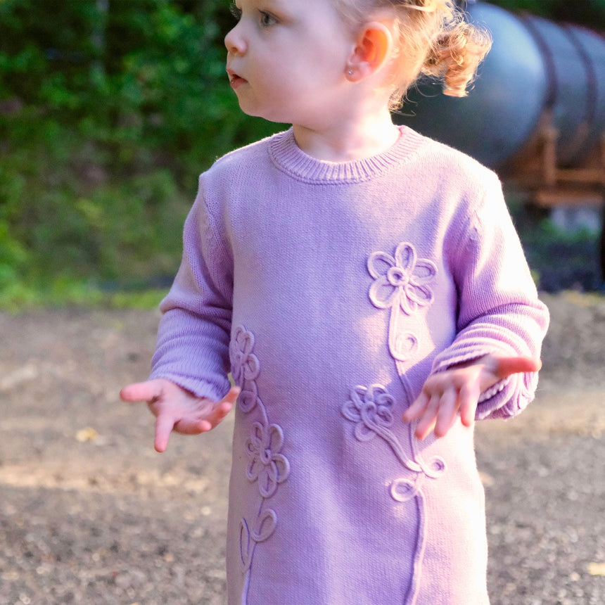 Robe Tricot Jardin D'amour 2-8ans-Chat Botte-CHI-2262453C-LIL-CLÉMENT