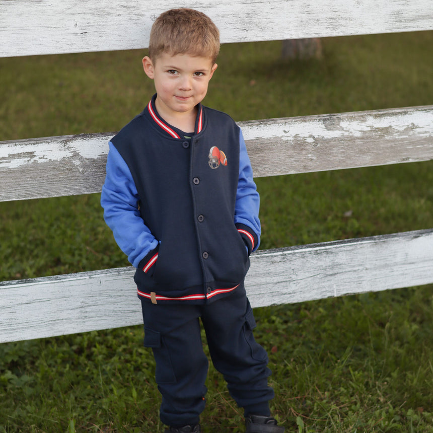 Veste Varsity Recrue 2-8ans-Chat Botte-CHI-2265433C-CLÉMENT