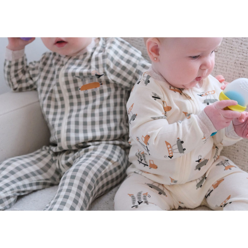 Pyjama Gingham Pois 0-30mois