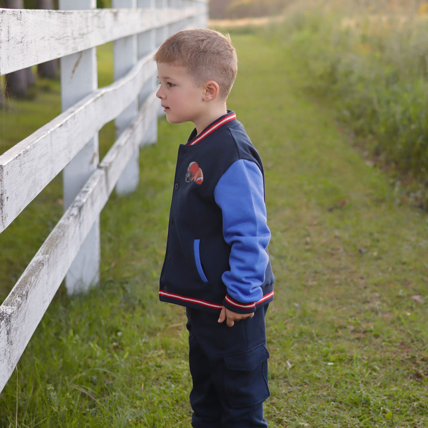 Veste Varsity Recrue 2-8ans-Chat Botte-CHI-2265433C-CLÉMENT