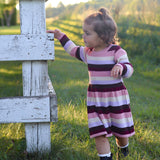 Robe Rayée Jardin D'amour 2-8ans-Chat Botte-CHI-2262459C-CLÉMENT