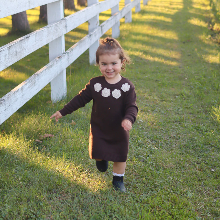 Robe Tricot Jardin D'amour 2-8ans-Chat Botte-CHI-2262453C-BRU-CLÉMENT