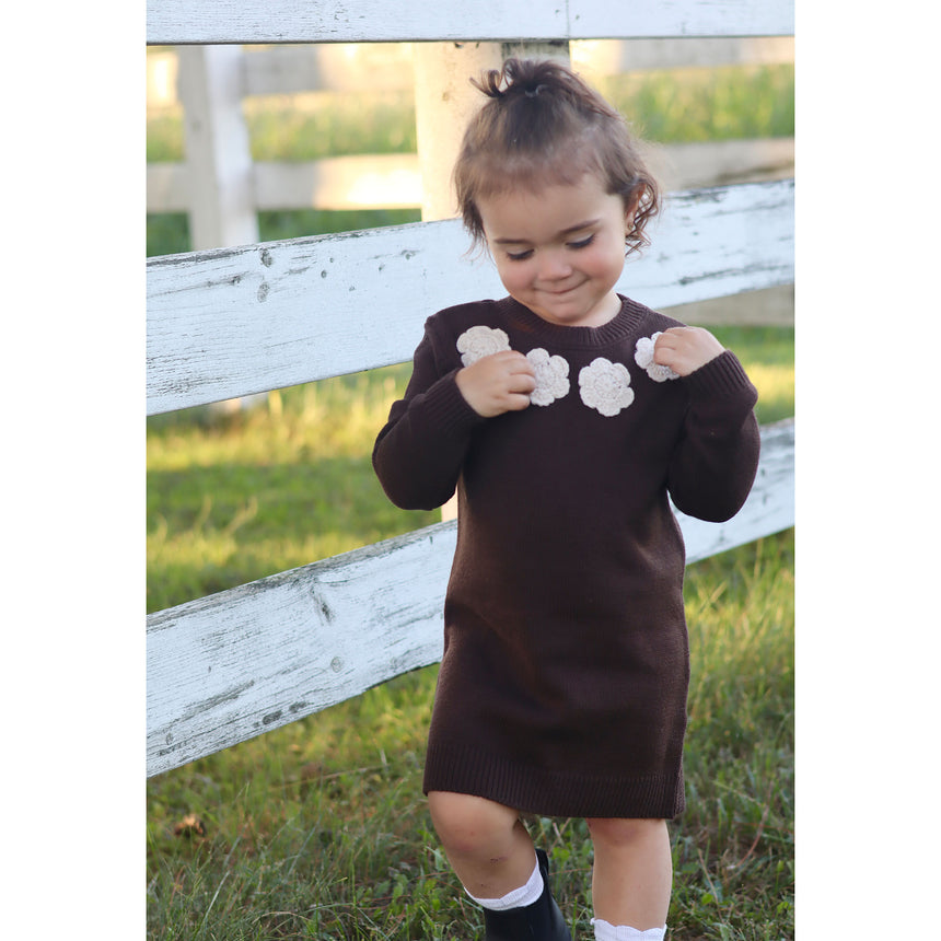 Robe Tricot Jardin D'amour 2-8ans-Chat Botte-CHI-2262453C-BRU-CLÉMENT